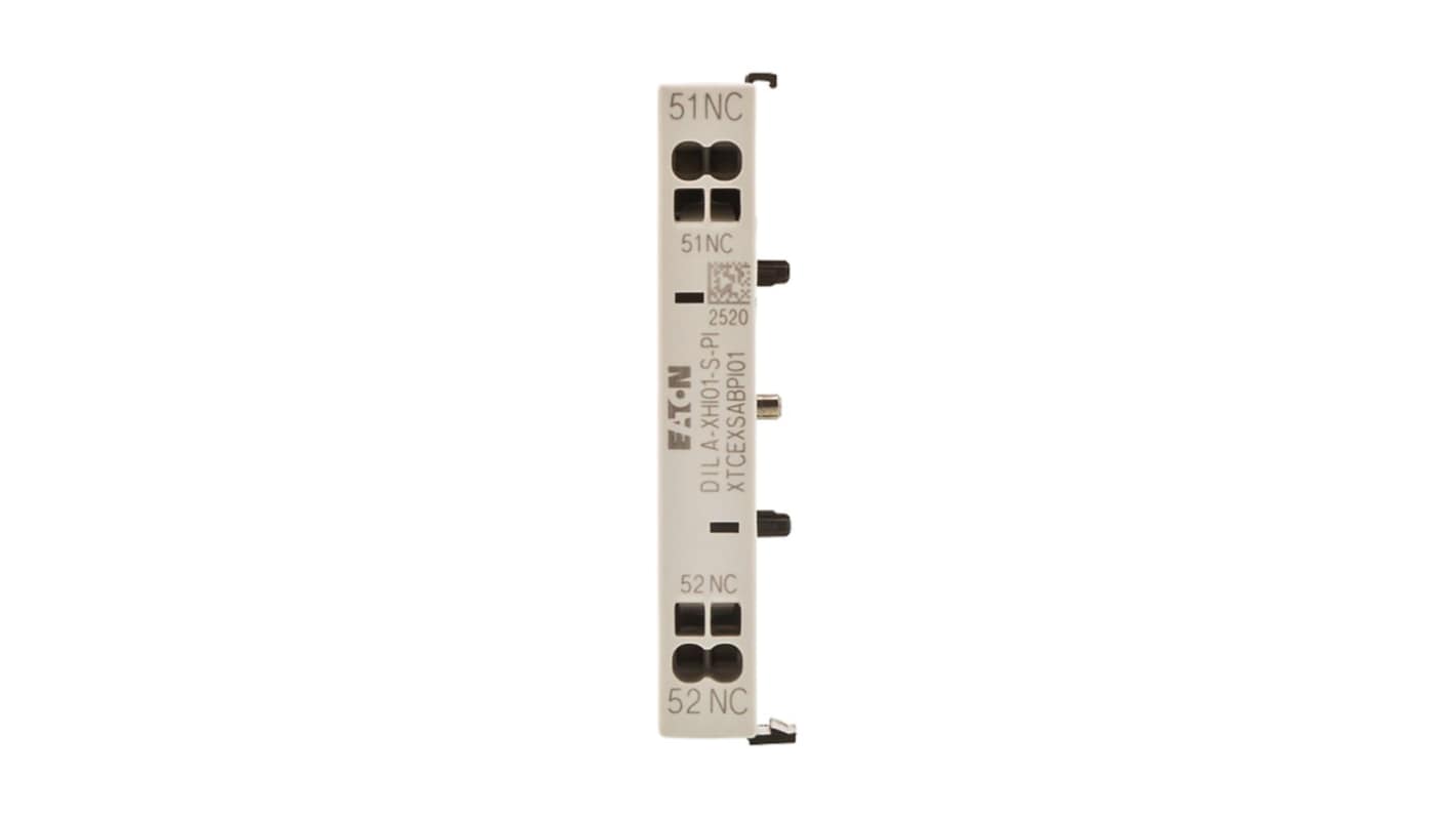Eaton Auxiliary Contact, 1 Contact, 1 N/C, Side Mount, DILA