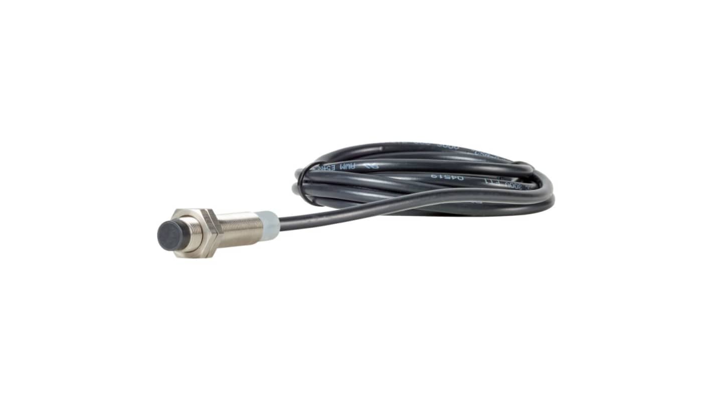 Eaton Inductive Threaded Barrel Proximity Sensor, M12, 4 mm Detection, NPN NO, 30 V