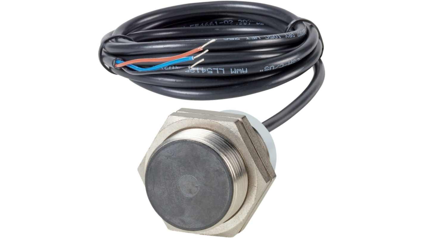 Eaton Inductive Threaded Barrel Proximity Sensor, M30, 10 mm Detection, NPN NC, 48 V