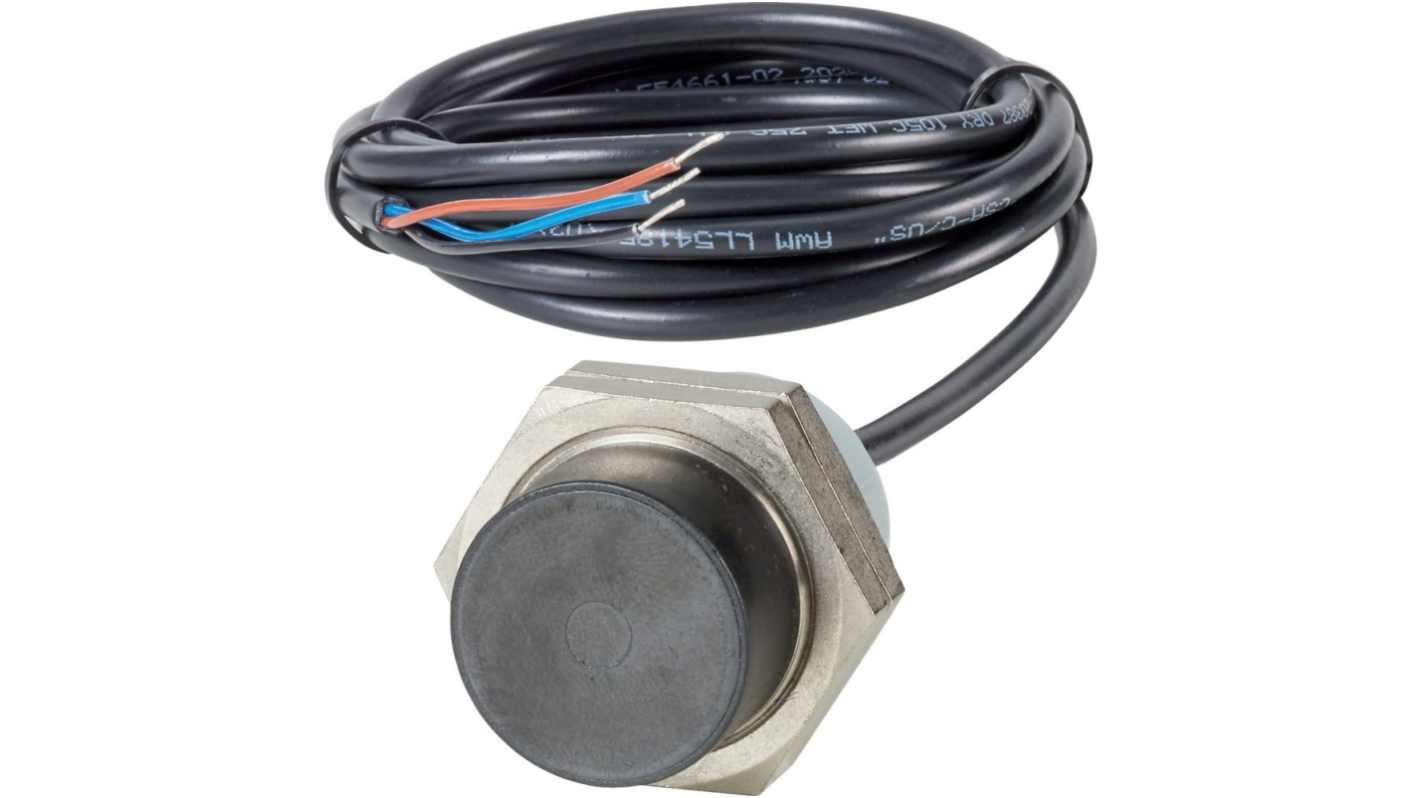 Eaton Inductive Threaded Barrel Proximity Sensor, M30, 15 mm Detection, PNP NO, 48 V