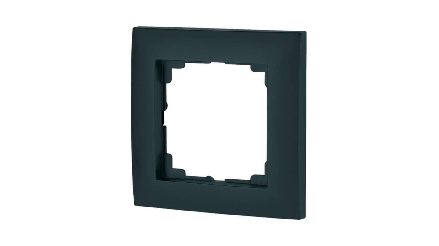Black 1 Gang Frame