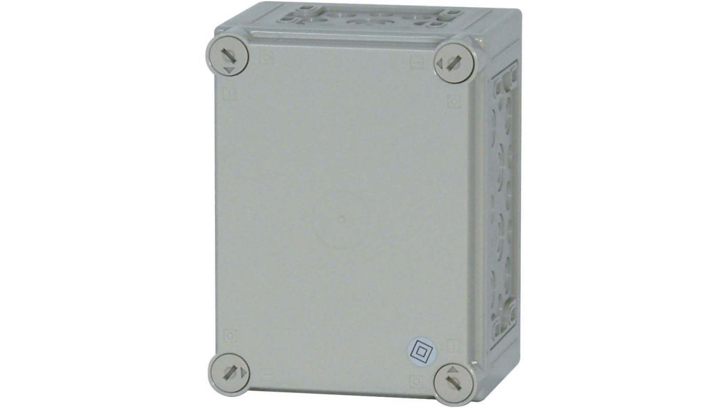 xEnergy Safety Series Grey Plastic General Purpose Enclosure, IP65, IK10, Light Grey Lid, 250 x 187.5 x 150mm
