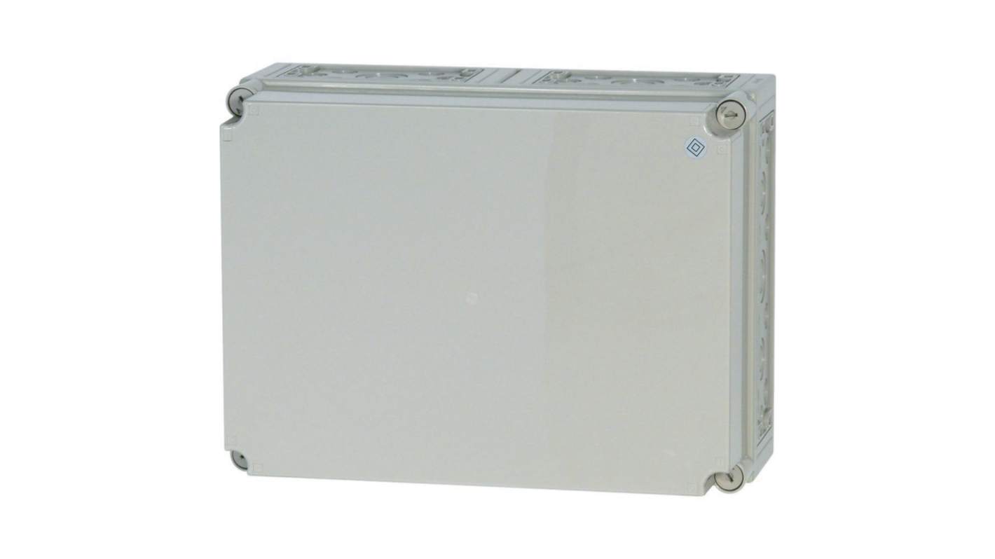 xEnergy Safety Series Light Grey Plastic General Purpose Enclosure, IP65, IK10, Flanged, Light Grey Lid, 500 x 375 x