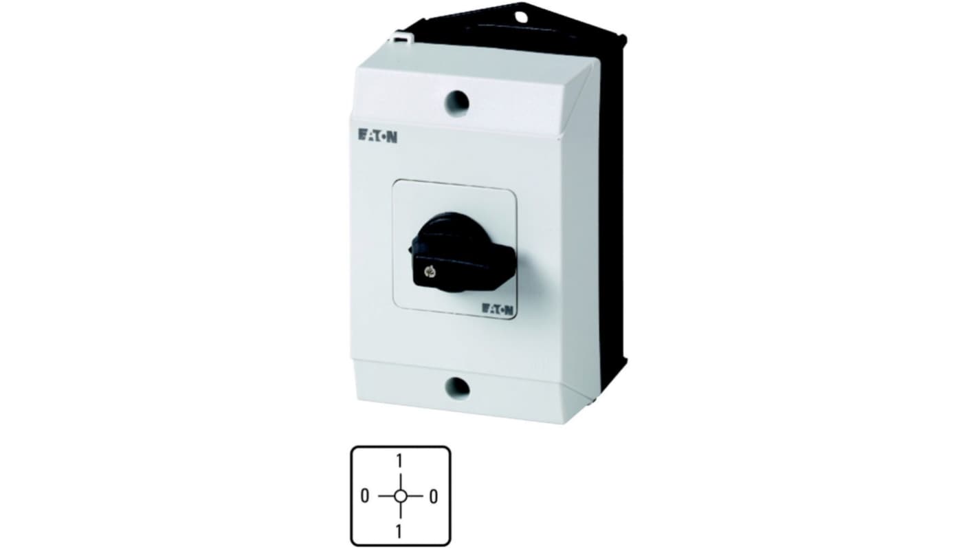 4P 4 Position 90° On-Off Cam Switch, 690V ac, 20A, Toggle Actuator
