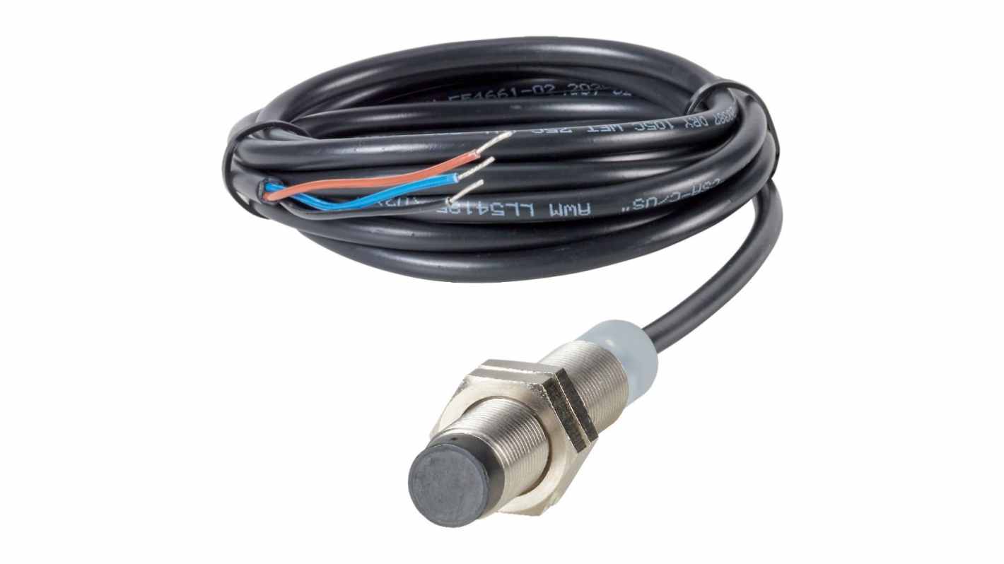 Inductive Threaded Barrel Inductive Proximity Sensor, M12, 4 mm Detection, PNP NC, 30 V
