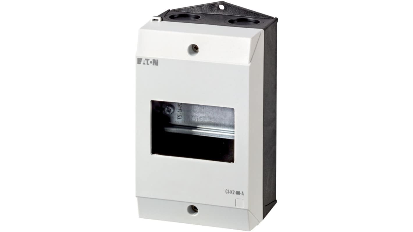 Series Black, Light Grey Plastic General Purpose Enclosure, IP65, IK06, Light Grey Lid, 181 x 100 x 80mm