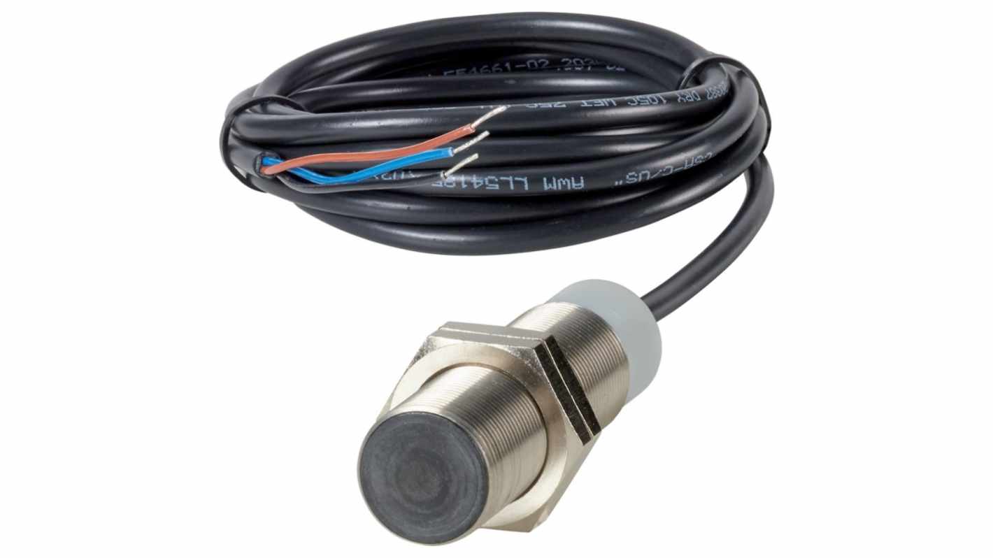 Inductive Threaded Barrel Inductive Proximity Sensor, M18, 5 mm Detection, NPN NO, 30 V