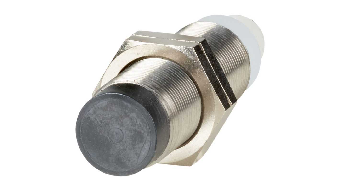 Inductive Threaded Barrel Proximity Sensor, M18, NPN NO, 48 V