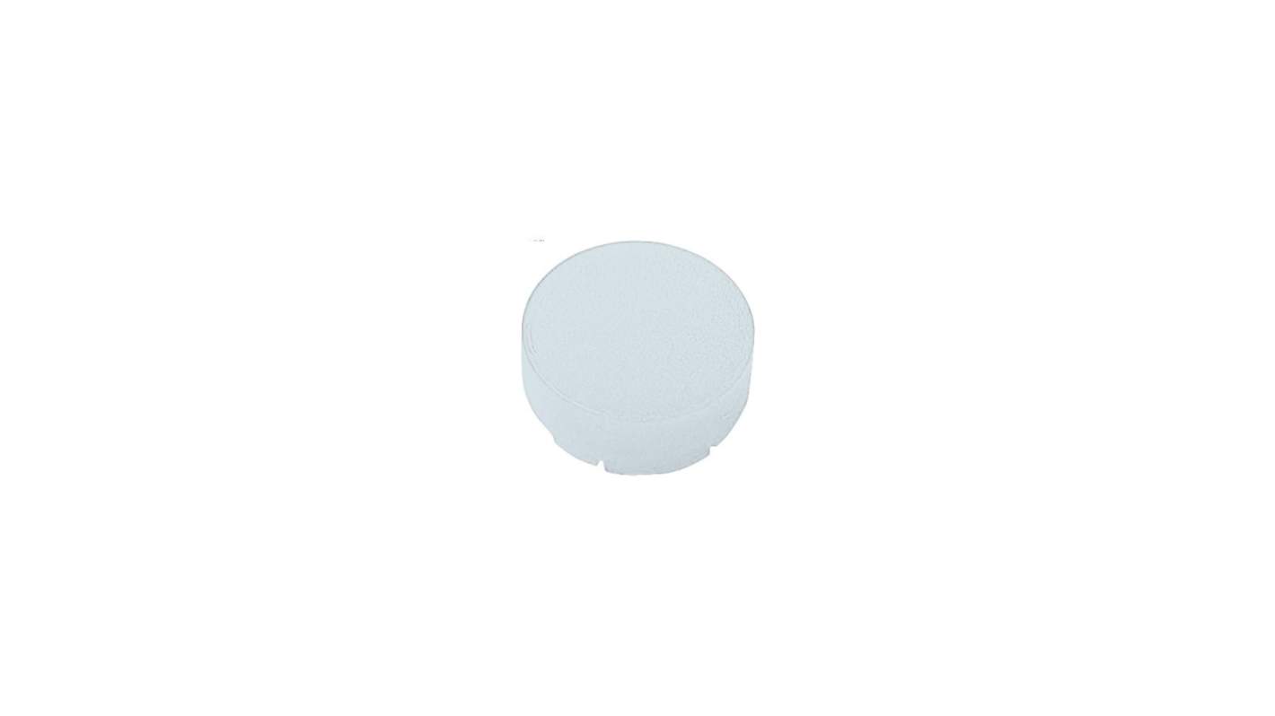 M22 Series White Push-In Push Button Head Cap, 24mm Cutout