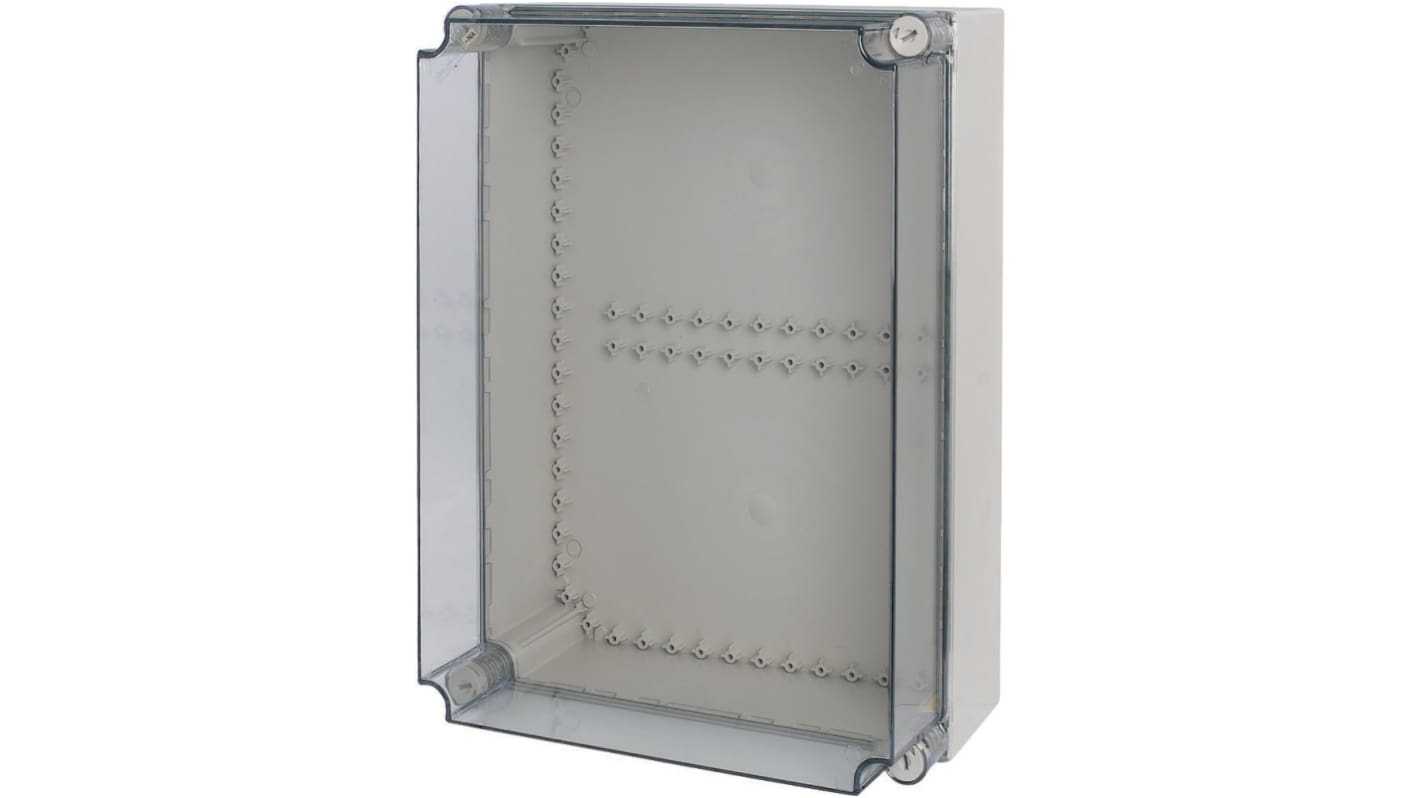 Eaton xEnergy Safety Series Light Grey Plastic General Purpose Enclosure, IP65, IK10, Transparent Lid, 500 x 375 x 225mm