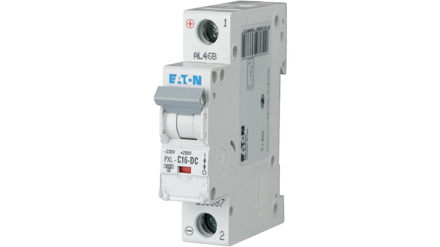 Eaton xPole - PXL PXL MCB, 1P, 16A Curve C, 440V AC, 48V DC