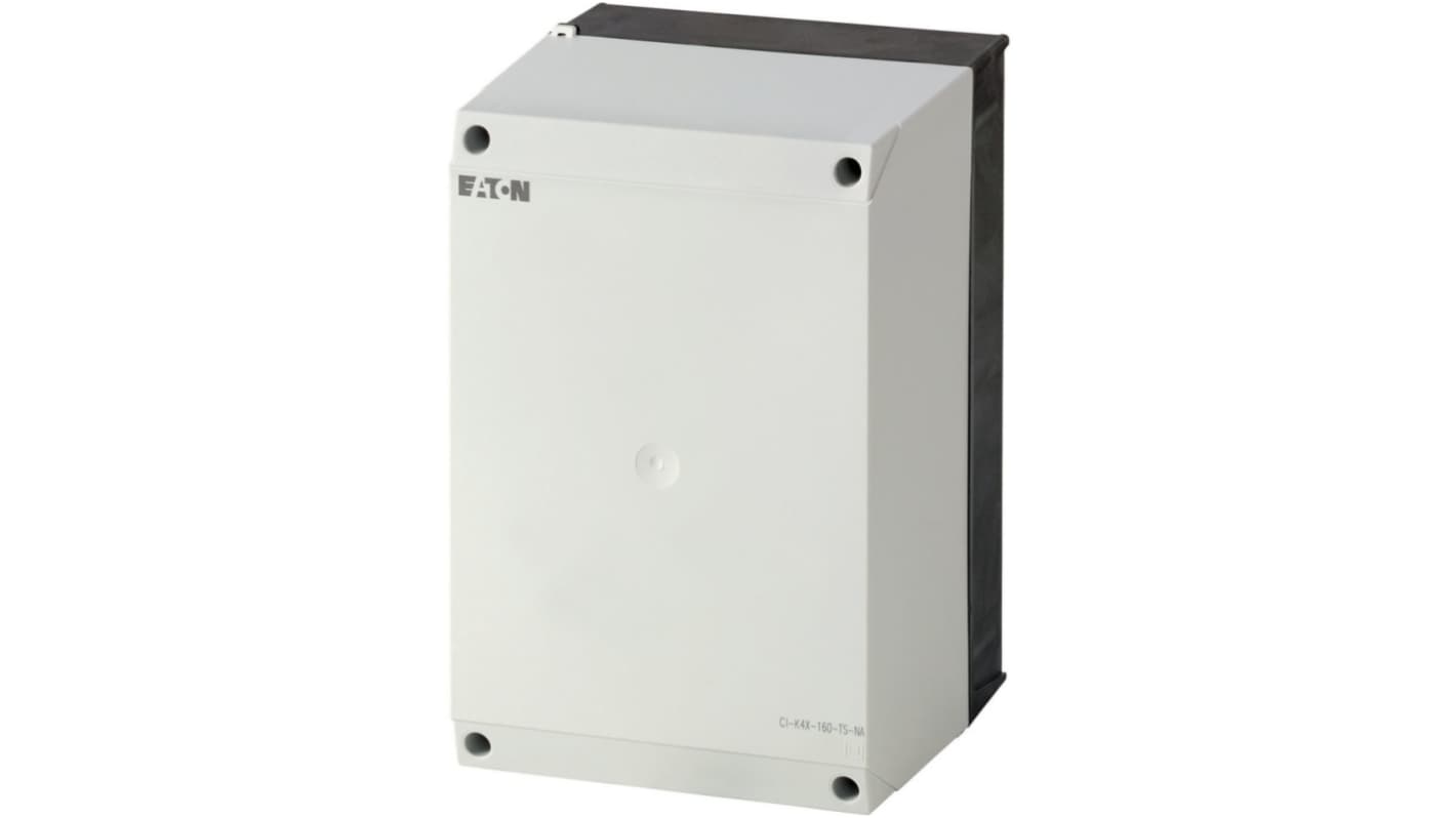 Eaton 塑料通用外壳, IP65, 黑色、浅灰色, 240 x 160 x 160mm, Eaton Moeller Series系列