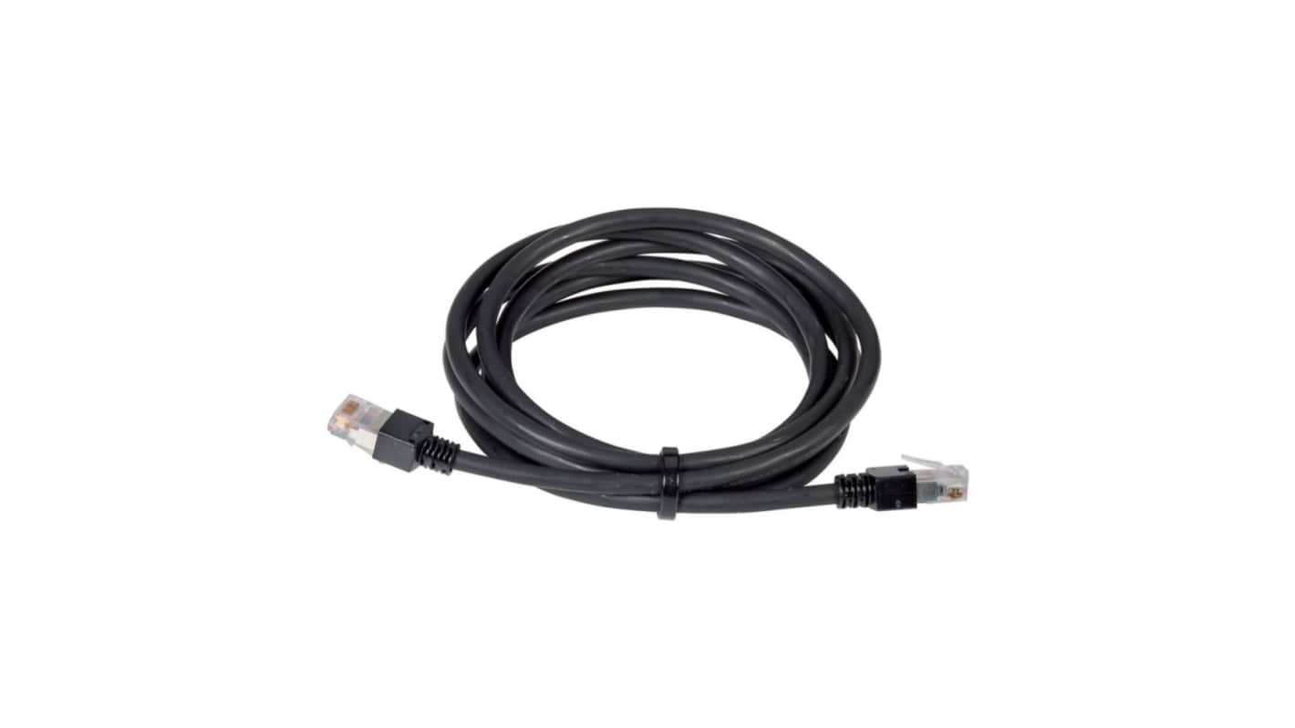 EatonXT, 2m Cat5, Black RJ45 to Male RJ45 Male, None, Terminated
