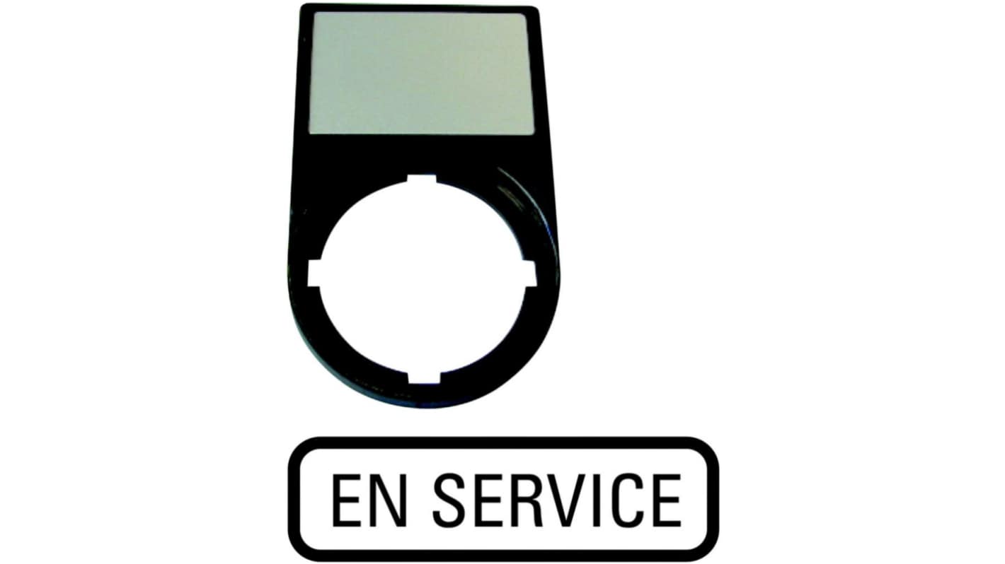 Eaton Label Mount for Use with M22 Series For Labeling, EN SERVICE