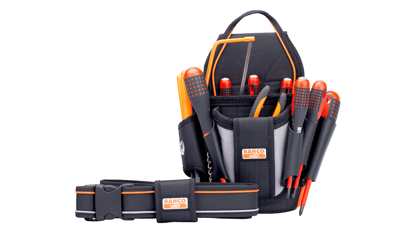 Bahco 12 Piece Chisel Set Tool Kit with Pouch, VDE Approved