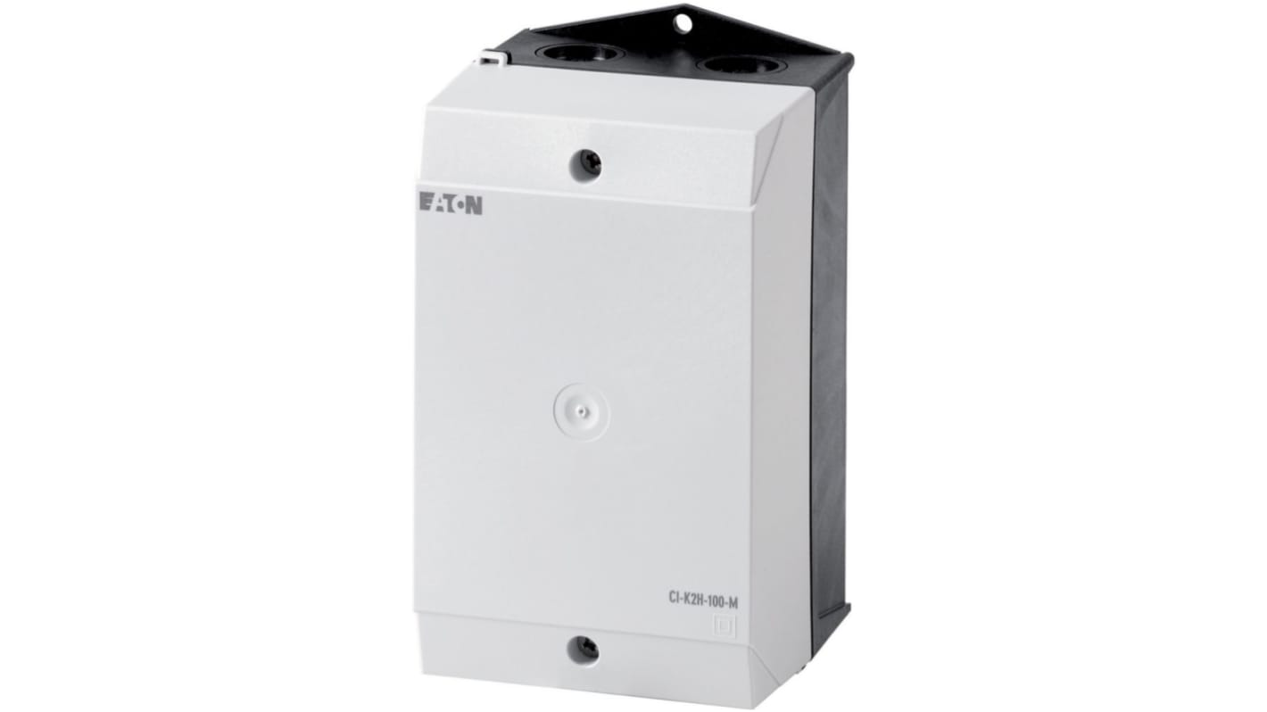 Eaton Series Black, Light Grey Plastic General Purpose Enclosure, IP65, IK06, Light Grey Lid, 181 x 100 x 100mm