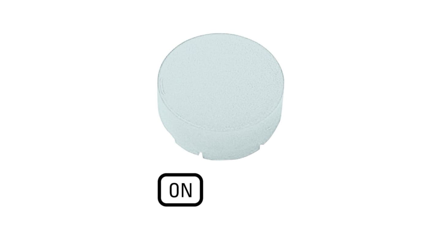 Eaton M22 Series White Push-In Push Button Head Cap, 24mm Cutout