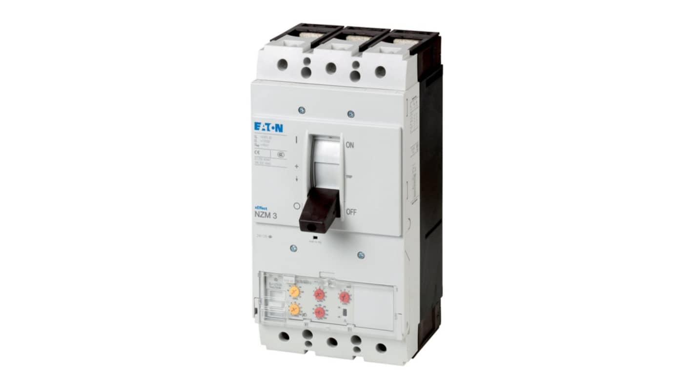 Eaton, Eaton Moeller NZM MCCB Molded Case Circuit Breaker 3P 630A, Breaking Capacity 5 kA, Fixed Mount