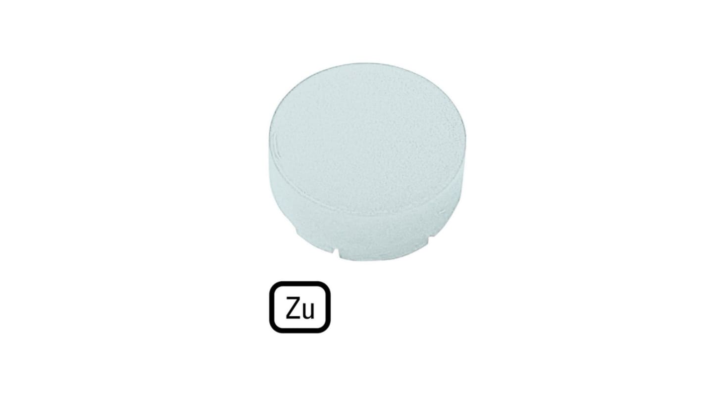Eaton M22 Series White Push-In Push Button Head Cap, 24mm Cutout