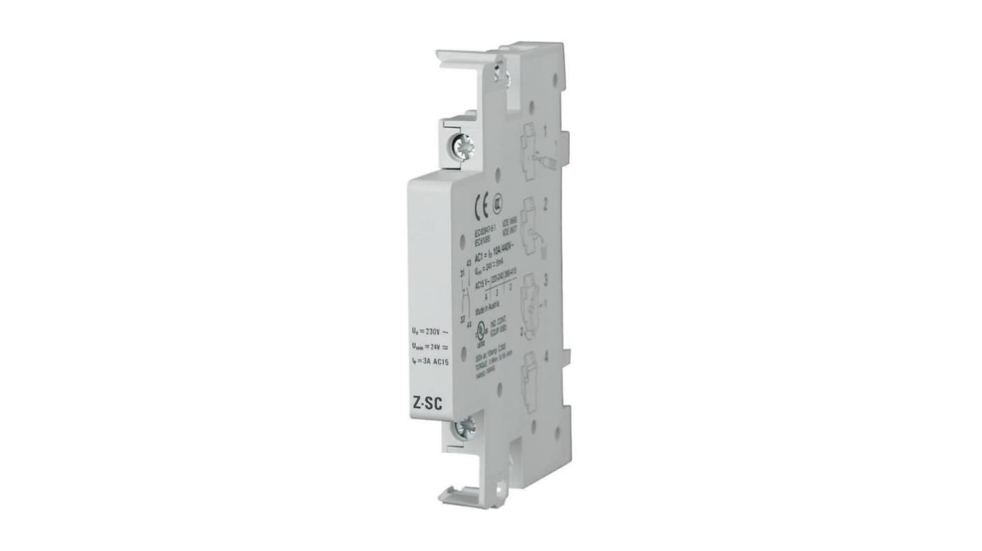 Eaton Auxiliary Contact, 2 Contact, 1NC/1NO, NMZ NMZ