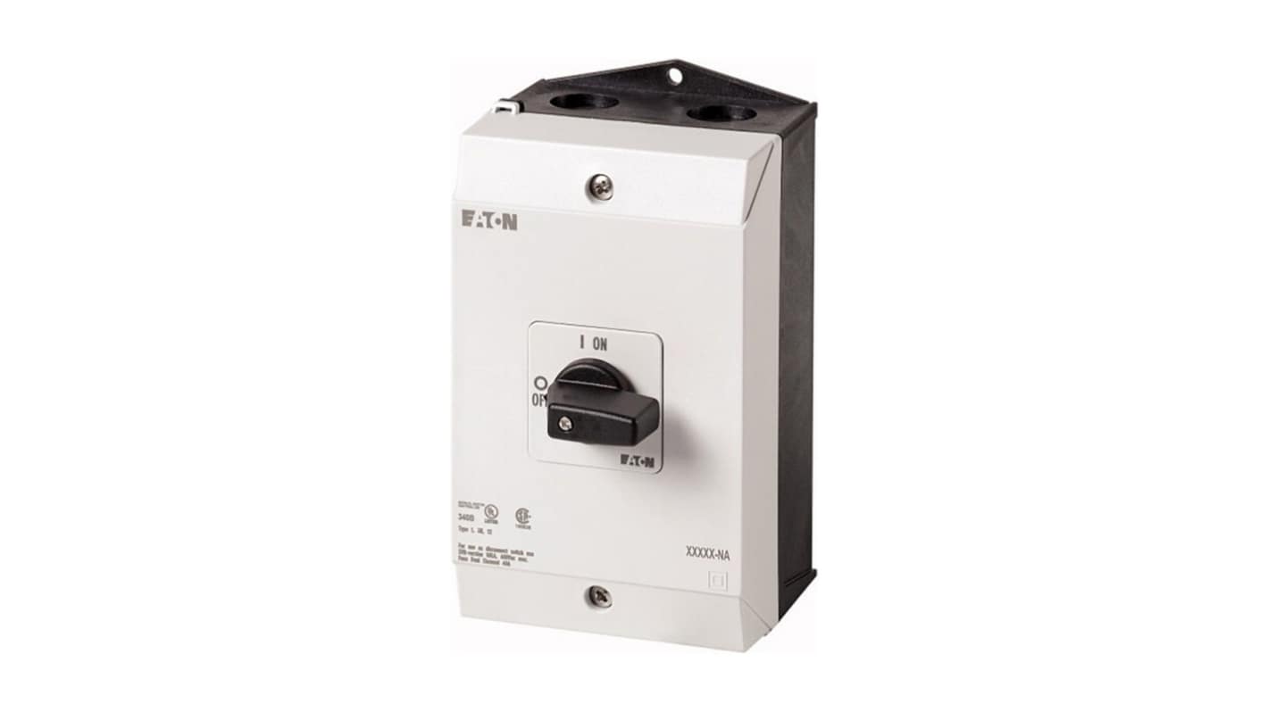 Eaton 8 Pole Surface Mount Isolator Switch - 20A Maximum Current, IP65