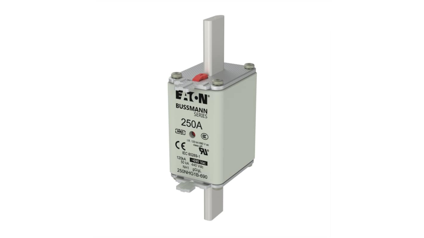 Eaton 250A NH Fuse, 63 x 40 x 135mm, 690V ac