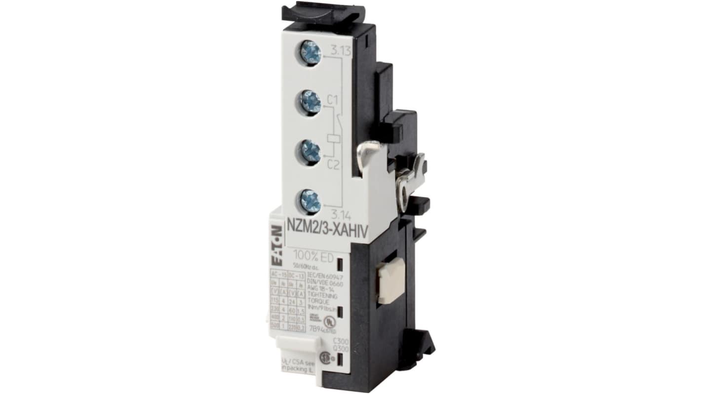 Eaton Shunt Release, 1 Contact, 1NO, Eaton Moeller NZM NZM2/3