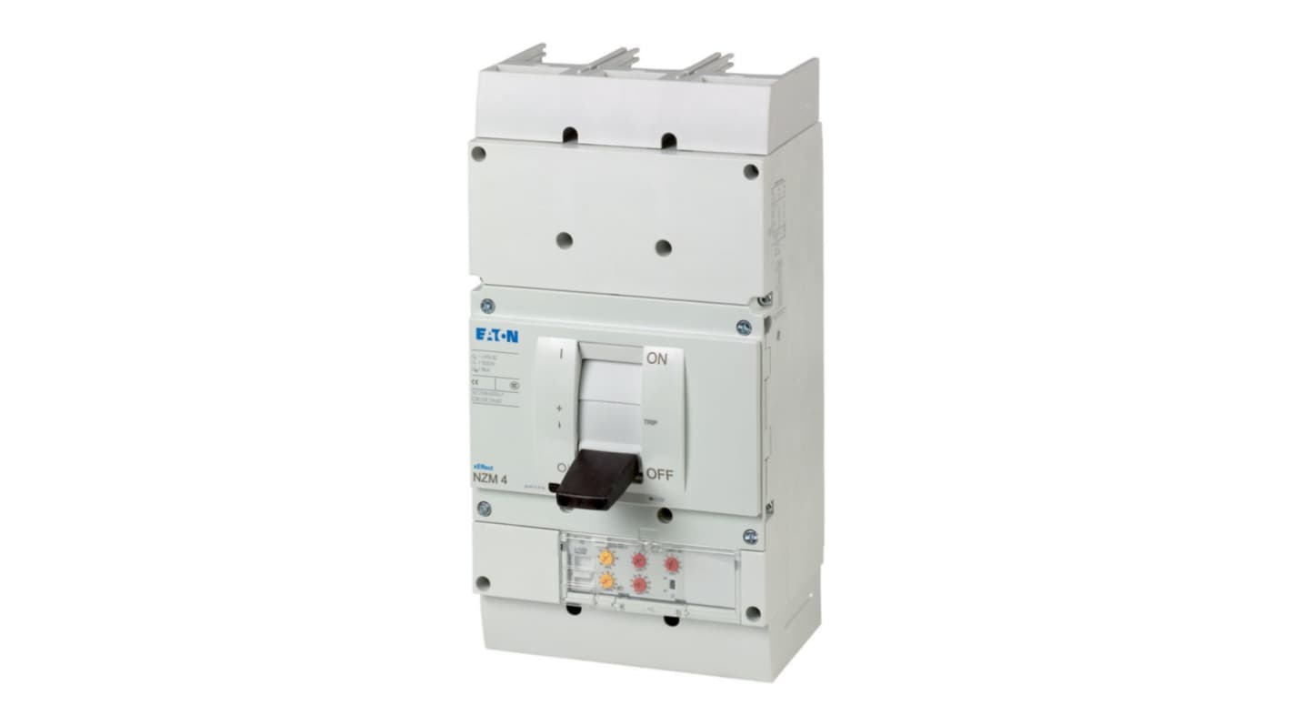 Eaton, Eaton Moeller NZM MCCB Molded Case Circuit Breaker 3P 1.6kA, Breaking Capacity 37 kA, Fixed Mount