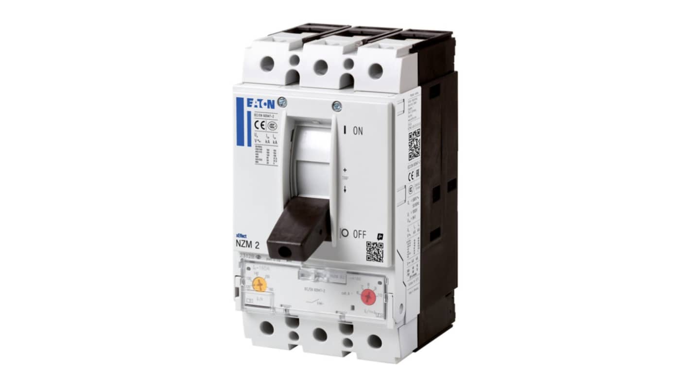 Eaton, Eaton Moeller NZM MCCB Molded Case Circuit Breaker 3P 250A, Breaking Capacity 18.5 kA, Fixed Mount