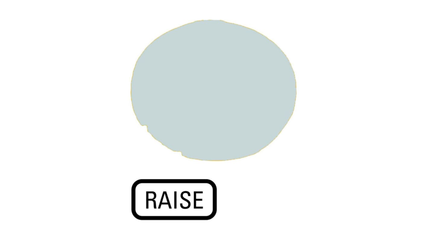 Button Lens for Use with M22 Pushbuttons, Raise, Increase