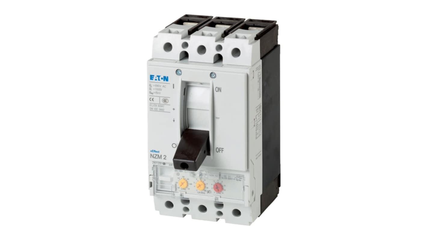 Eaton Moeller NZM MCCB Molded Case Circuit Breaker 3P 90A, Breaking Capacity 5 kA, Fixed Mount
