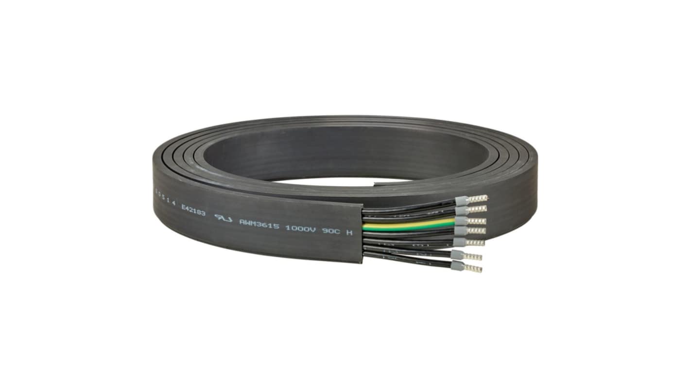 Eaton Rapid Link Series Flat Ribbon Cable, 0.001m Length, Unterminated to Unterminated