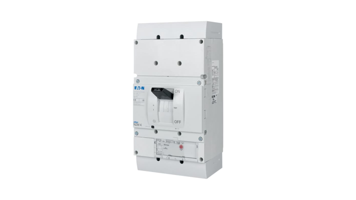 Eaton, Eaton Moeller NZM MCCB Molded Case Circuit Breaker 3P 1.2kA, Breaking Capacity 37 kA, Fixed Mount