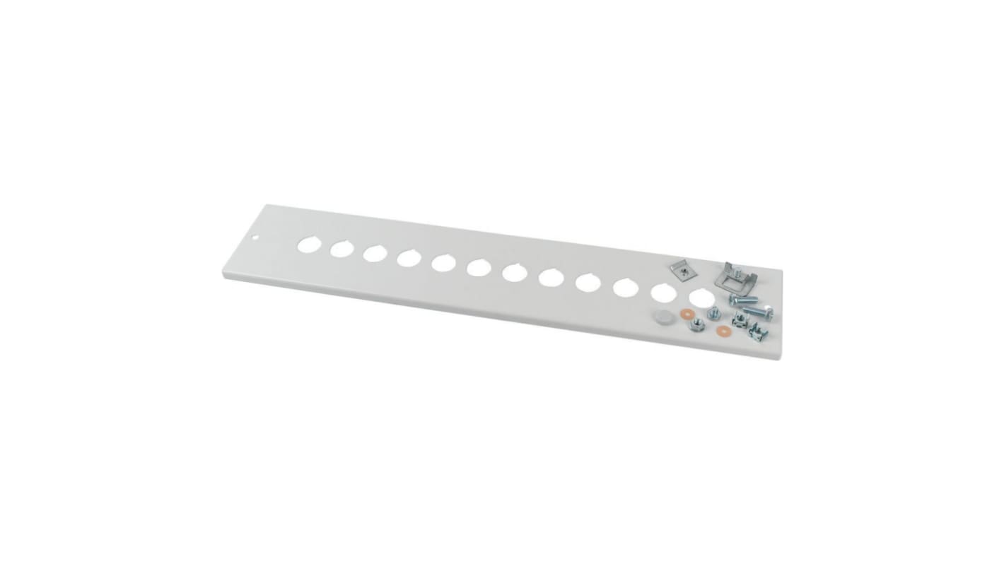 Eaton 2839 Series Steel Cover, 25mm H, 110mm W, 520mm L for Use with Enclosure