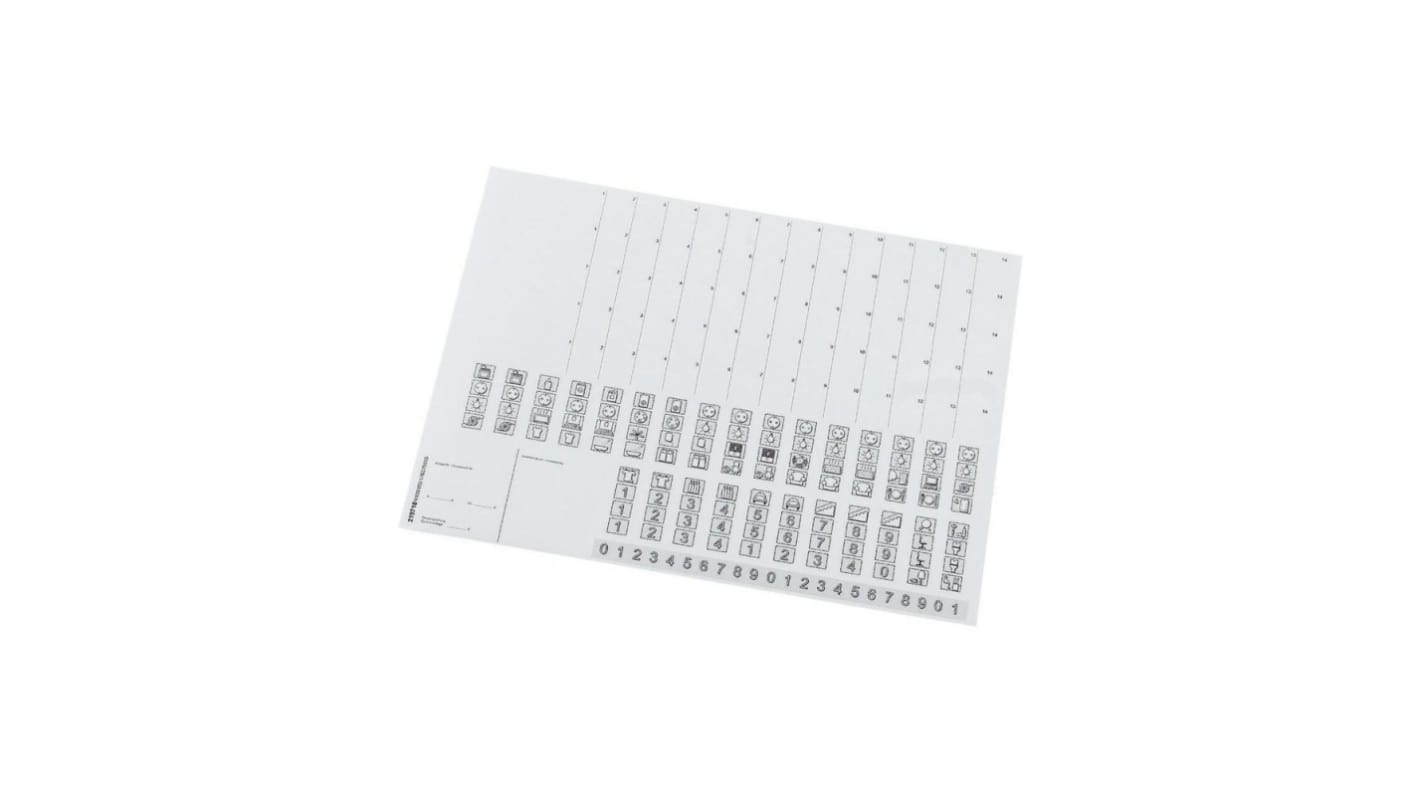 Eaton Inscription Label for Use with Distribution Board