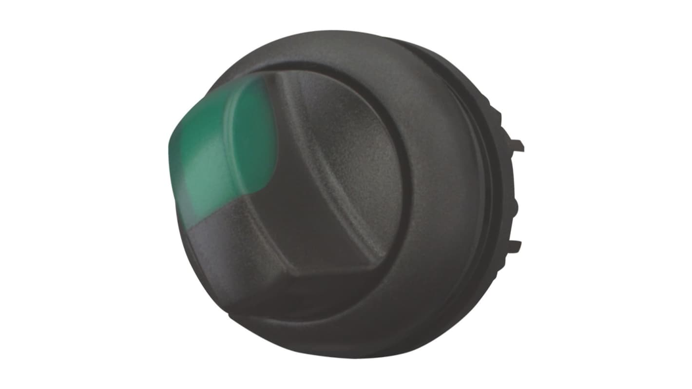Eaton M22 Series 2 Position Selector Switch Head, 22.5mm Cutout, Black Handle