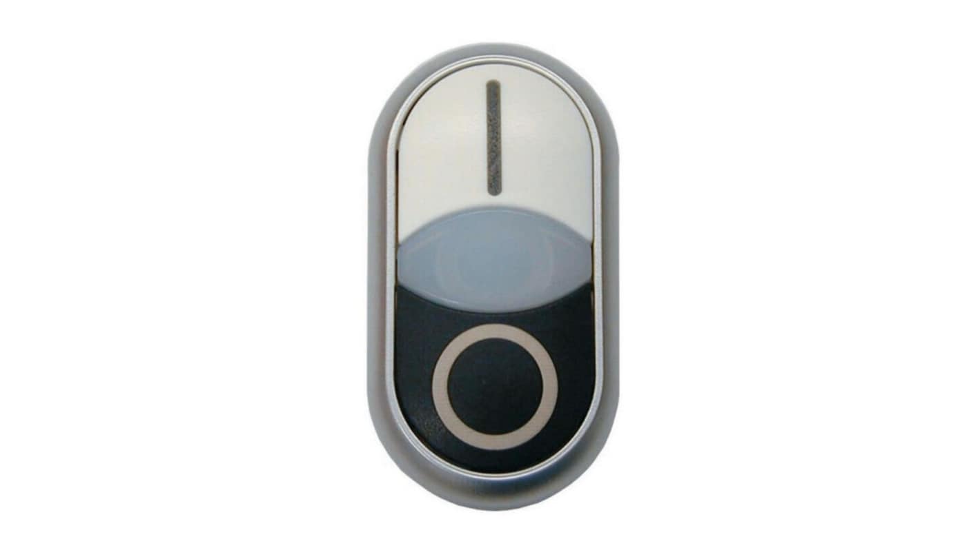 Eaton series M22 Series Illuminated Illuminated Push Button Switch, Momentary, Spring Return, Threaded, 22.5mm Cutout,