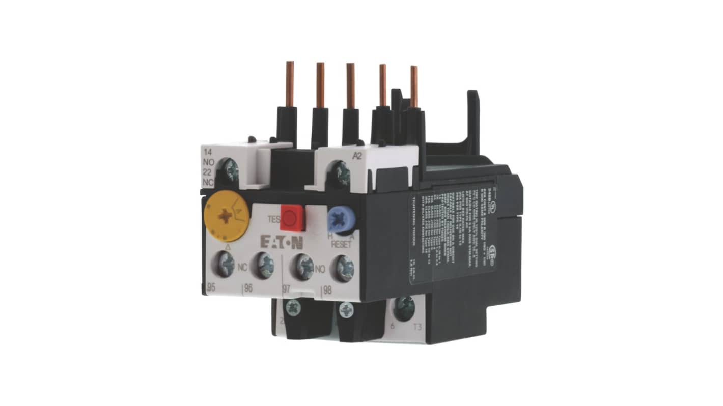 Eaton ZB Overload Relay 1NC/1NO, 6 A Contact Rating, Moeller Series ZB