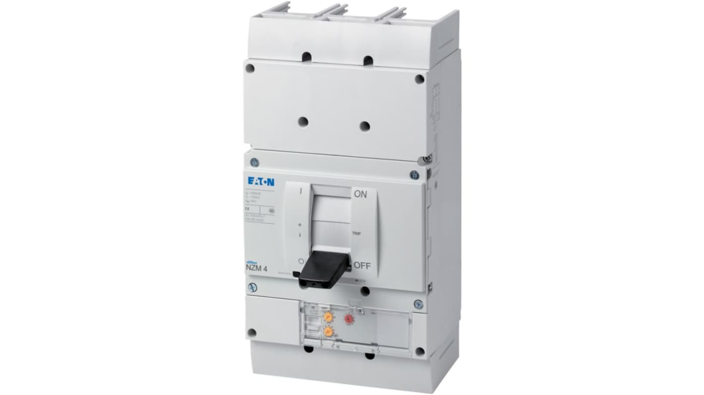 Eaton, Eaton Moeller NZM MCCB Molded Case Circuit Breaker 3P 1.4kA, Breaking Capacity 37 kA, Fixed Mount