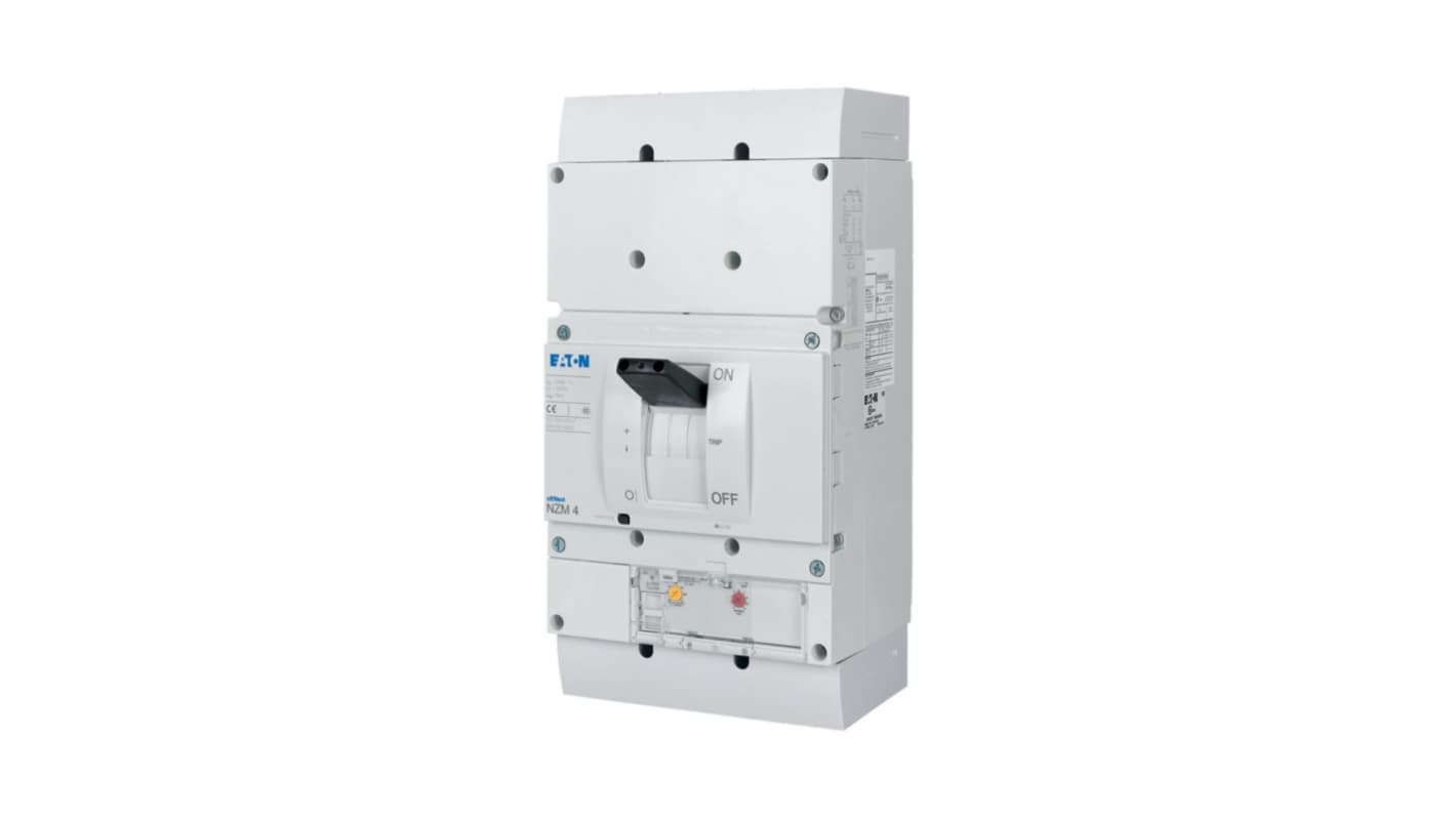 Eaton, Eaton Moeller NZM MCCB Molded Case Circuit Breaker 3P 1kA, Breaking Capacity 37 kA, Fixed Mount