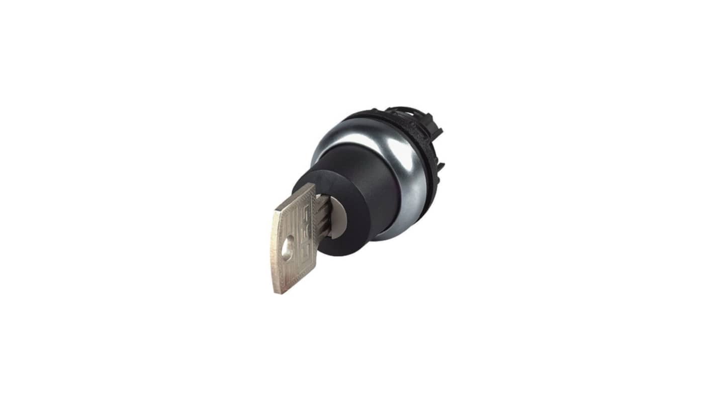 Eaton Series M22 3-position Key Switch, Maintained, 22.5mm Cutout