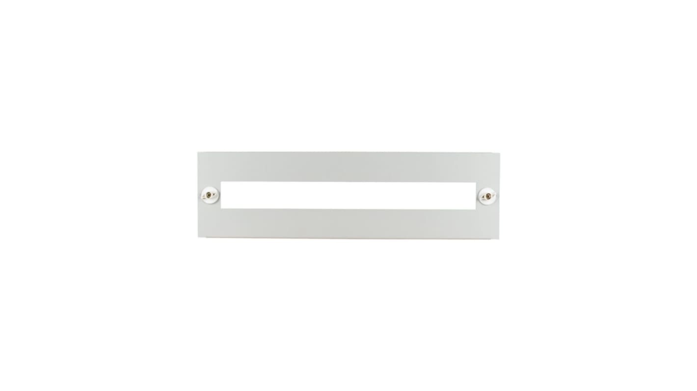 Eaton 2866 Series RAL 7035 Sheet Steel Front Plate, 155mm H, 325mm W, 35mm L for Use with Enclosure