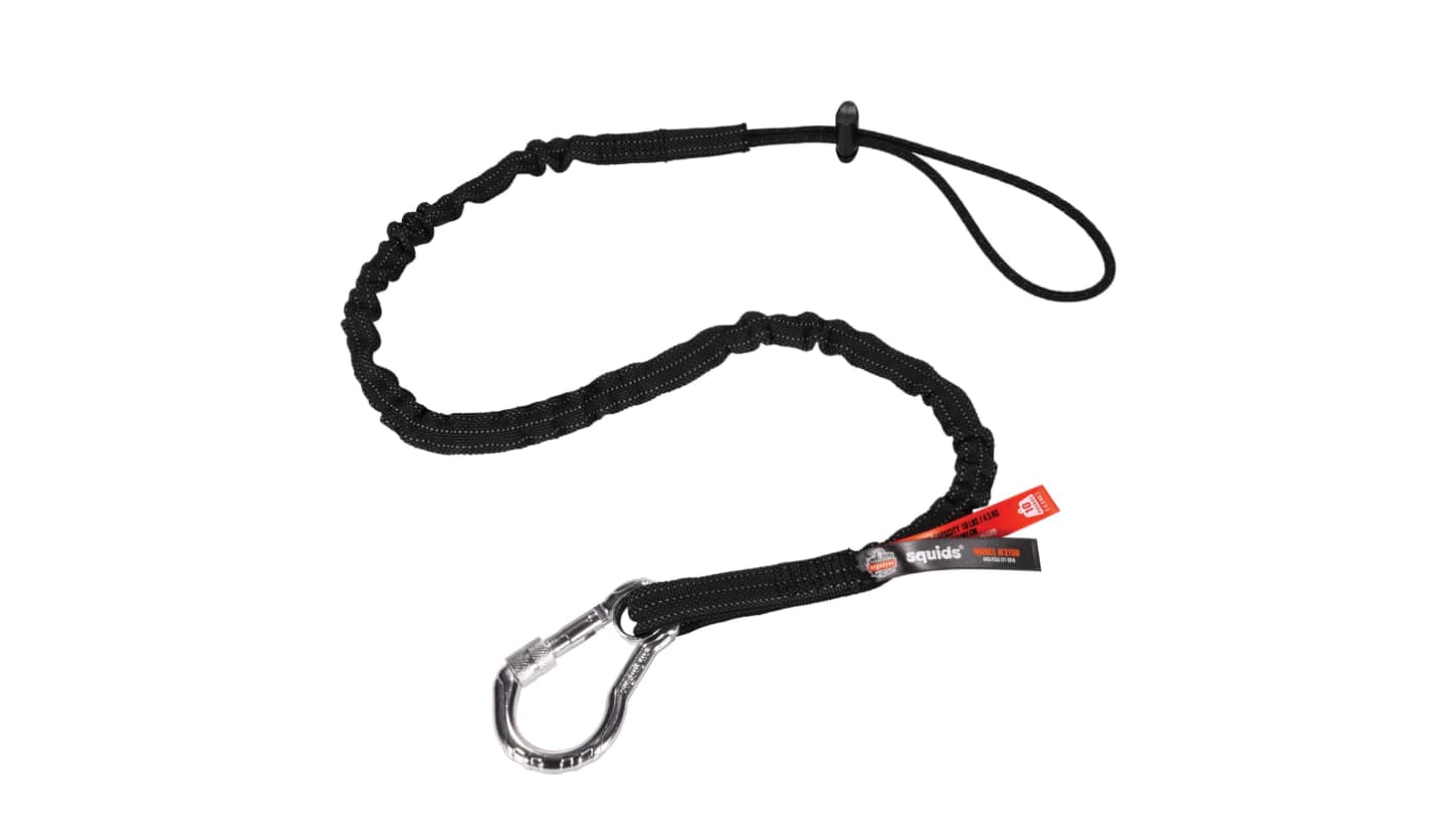Ergodyne Standard Aluminium, Elastic, Nylon Tool Lanyard Lanyard, 4.5kg Capacity