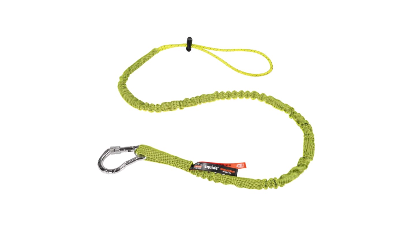 Ergodyne Standard Aluminium, Elastic, Nylon Tool Lanyard Lanyard, 4.5kg Capacity