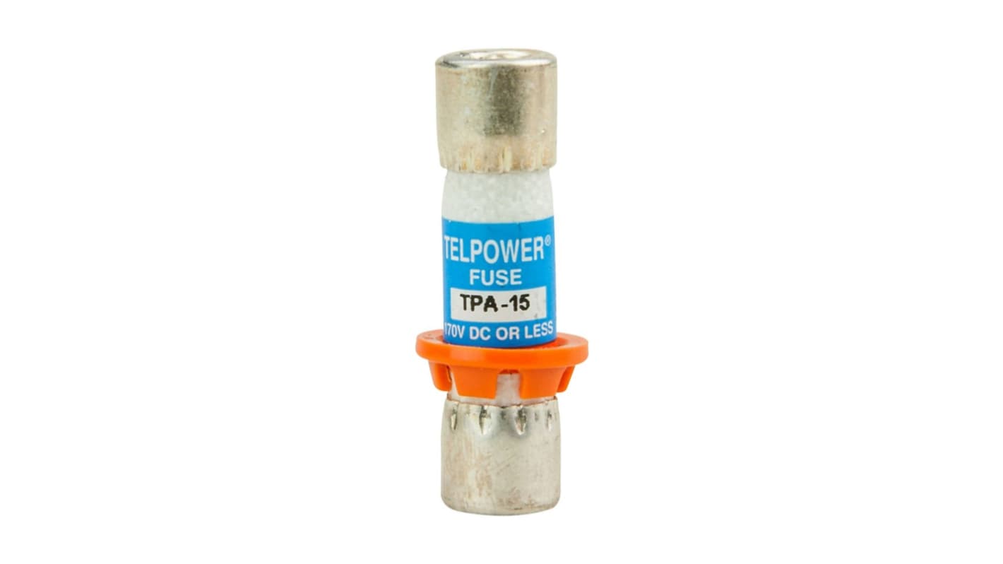 Eaton 15A Cartridge Fuse, 1.5 x 0.58in