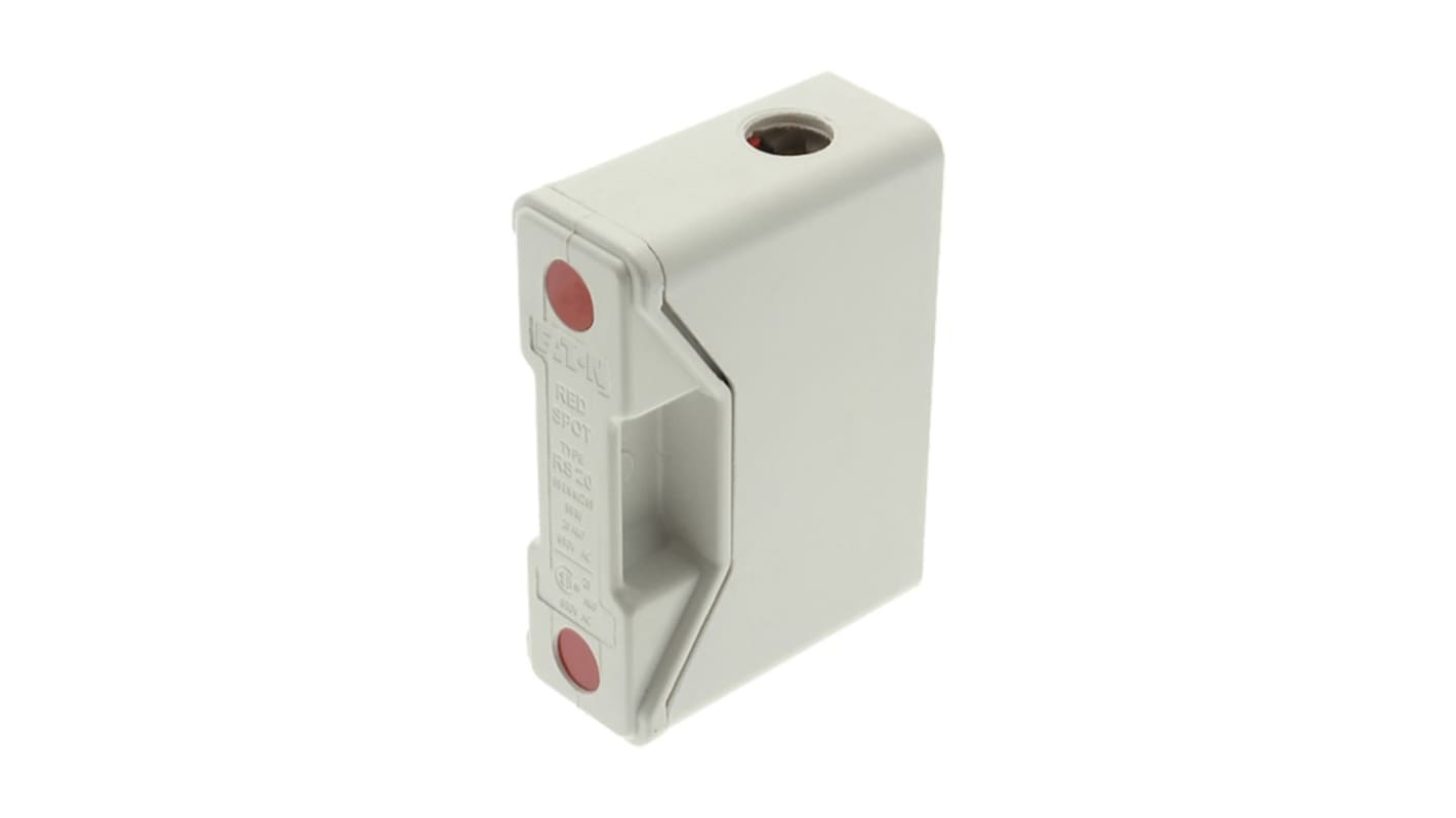 Eaton 保险丝座, 79 x 27 x 55mm尺寸, 20A, 690V 交流, 瓶装熔断器, 1