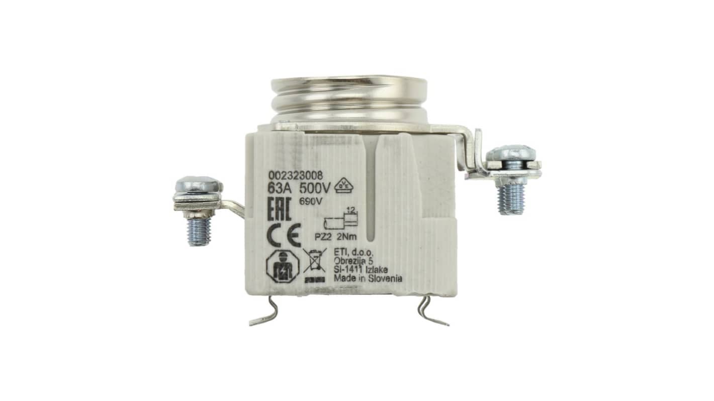 Eaton 63A Fuse Holder for 50 x 27mm Fuse, 1P, 500V