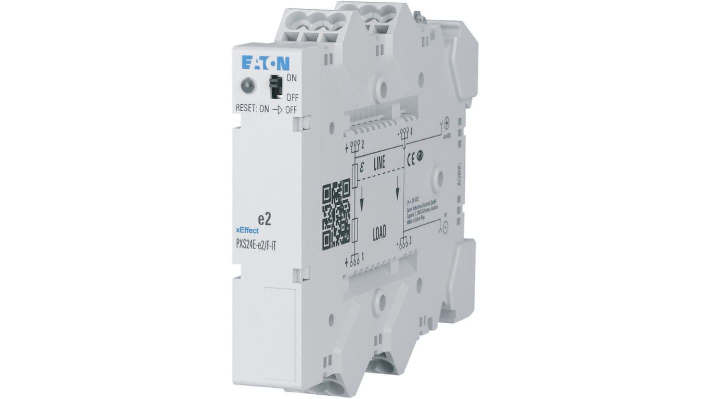 Eaton Electronic Circuit Breaker 8A 24V , 1 channels , DIN Rail