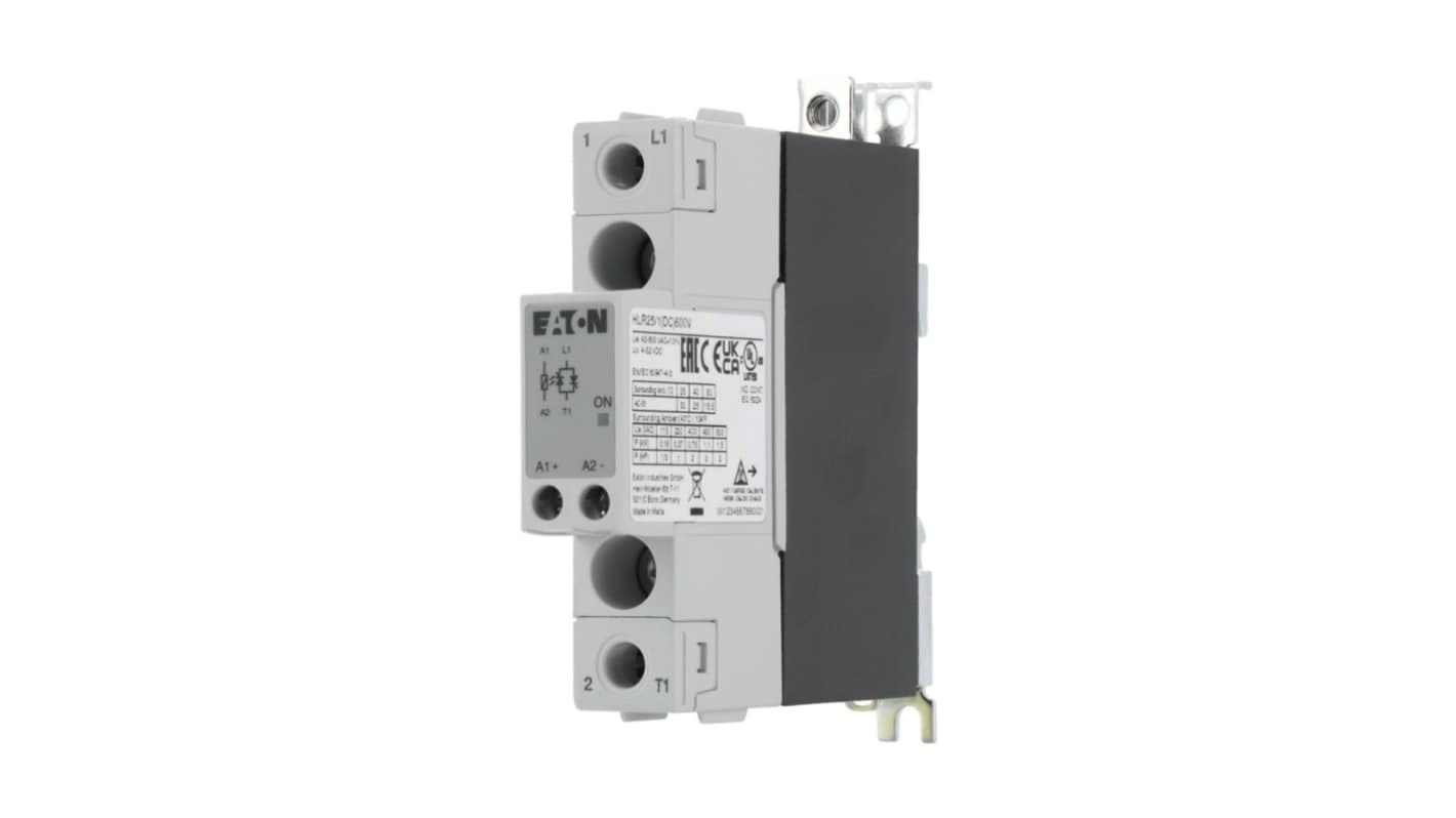 Eaton HLR Series Solid State Relay, 25 A Load, Chassis Mount, 600 V ac Load, 32 V dc Control