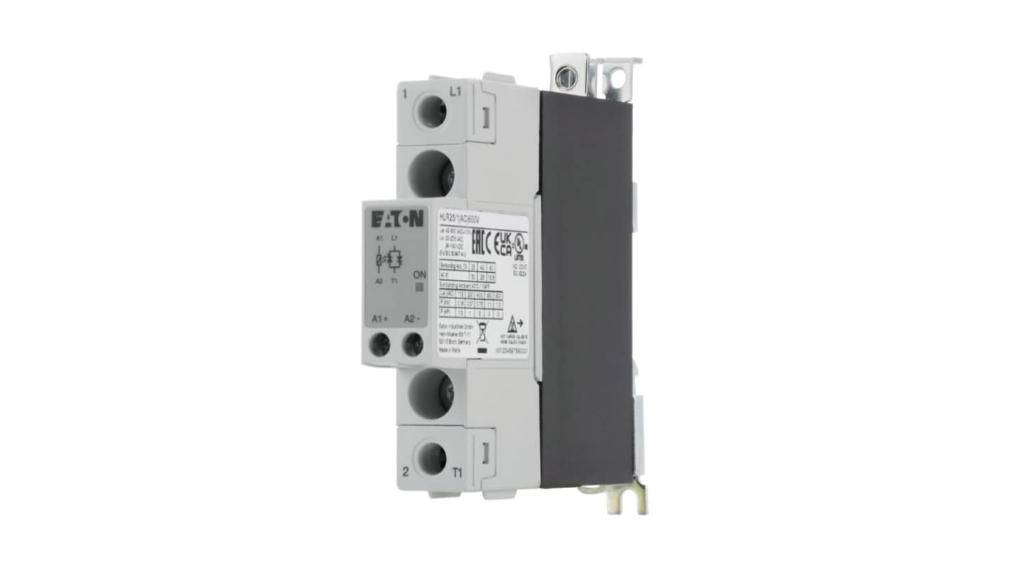 Eaton HLR Series Solid State Relay, 25 A Load, Chassis Mount, 600 V ac Load, 275 V ac Control
